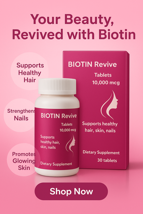 Biotin Revive 10,000I.U 30 Tablets