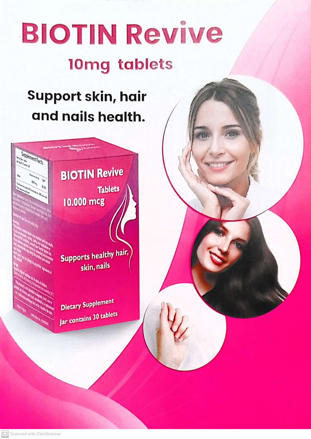 Biotin Revive 10,000I.U 30 Tablets