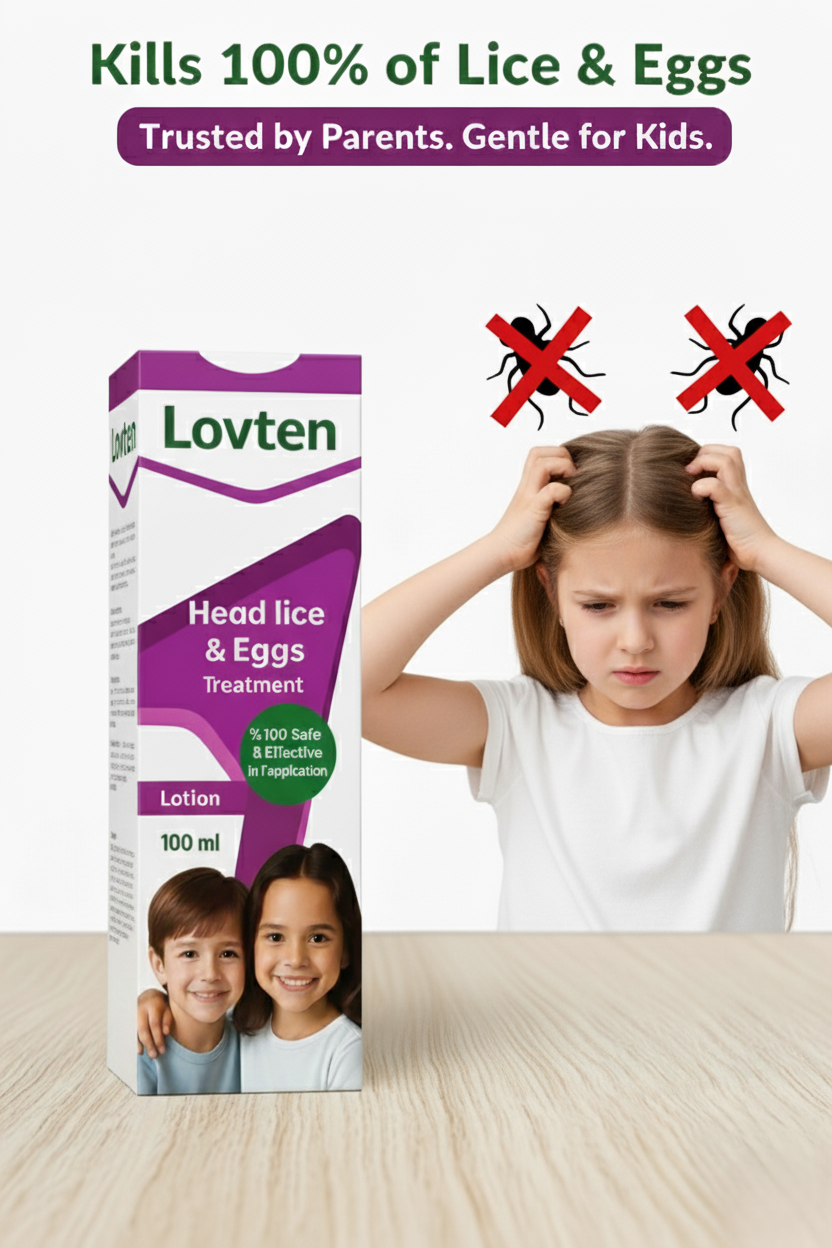 Lovten Head Lice & Eggs Treatment Lotion 100ml