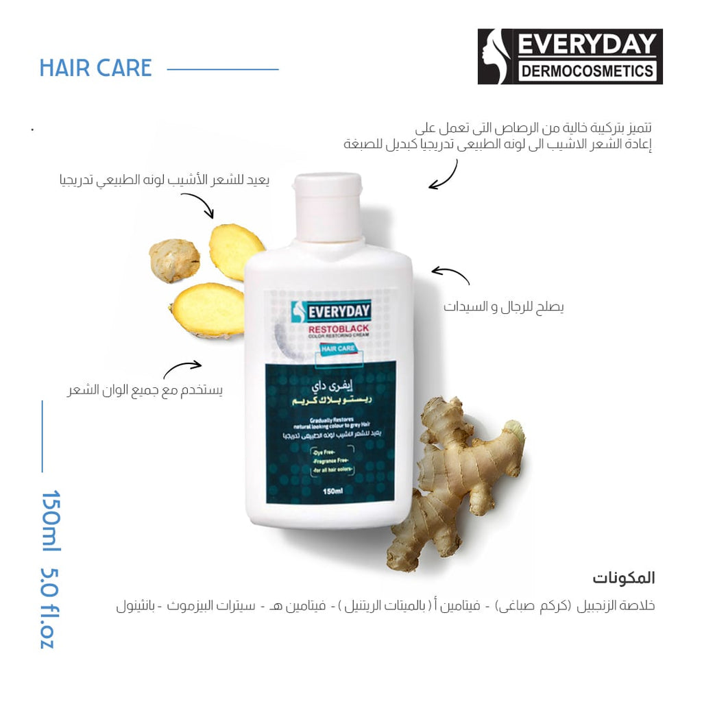 Everyday Restoblack Color Restoring Cream 150ml